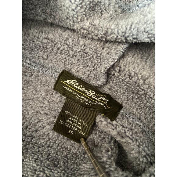 EDDIE BAUER Blue Drawstring Cowl Neck Sweater sz XS - Picture 6 of 11